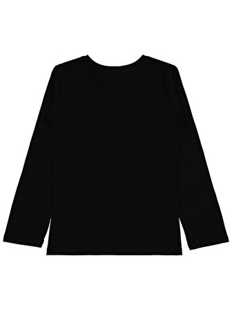 Civil Girls You Beautiful Baskılı 10-13 Yaş Sweatshirt - Siyah12-13 Yaş