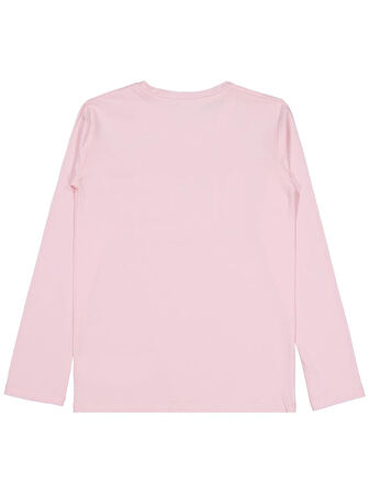 Civil Girls College Baskılı 10-13 Yaş Sweatshirt - Pudra 12-13 Yaş