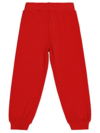 Civil Girls Geyik Baskılı 2-5 Yaş Eşofman Altı - Kırmızı 4-5 Yaş