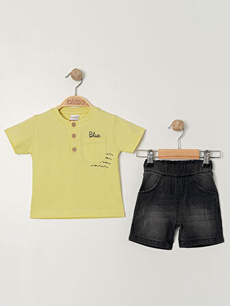 Bizizo Erkek Bebek Takım 9-24 Ay Sarı