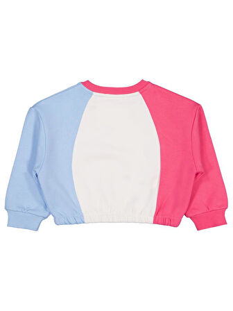 Civil Girls Keep Growing Baskılı 2-5 Yaş Sweatshirt - Ekru 4-5 Yaş