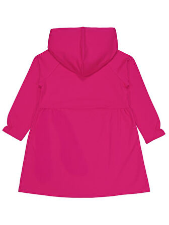 Civil Girls Kapşonlu 6-9 Yaş Elbise - Fusya 6-7 Yaş