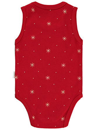 Civil Baby Bebek Çıtçıtlı Badi 1-18 Ay Kırmızı