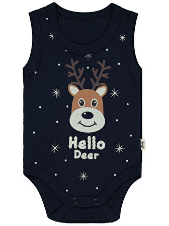 Civil Baby Bebek Çıtçıtlı Badi 1-36 Ay Lacivert