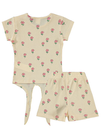 Civil Baby Kız Bebek Şortlu Takım 6-18 Ay FilDişi