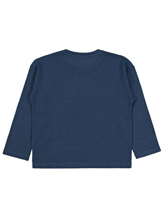 Civil Boys Jakarlı Basic 10-13 Yaş Sweatshirt - Mavi11-12 Yaş