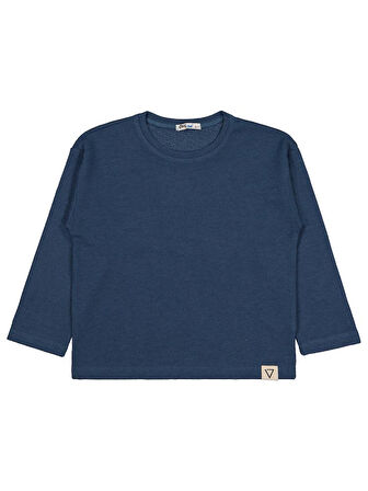 Civil Boys Jakarlı Basic 10-13 Yaş Sweatshirt - Mavi13-14 Yaş
