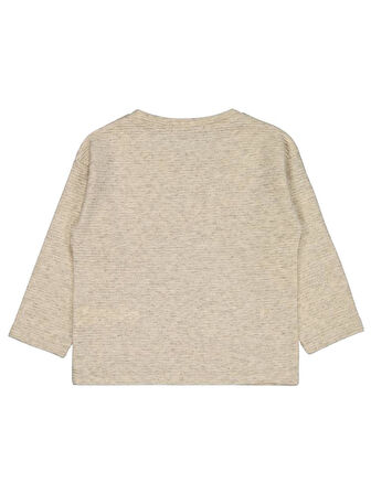 Civil Boys Kendinden Çizgili 2-5 Yaş Sweatshirt - Bej5-6 Yaş