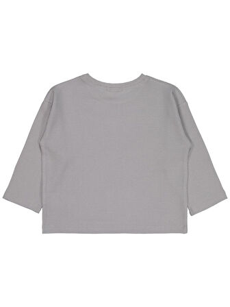 Civil Boys Basic 2-5 Yaş Sweatshirt - Gri3-4 Yaş