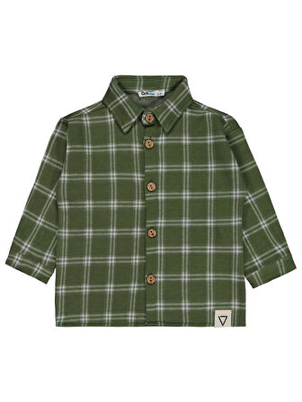 Civil Boys Ekoseli 2-5 Yaş Gömlek - Haki5-6 Yaş