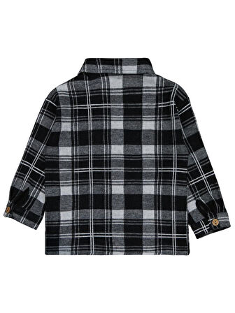 Civil Boys Ekoseli 2-5 Yaş Gömlek - Siyah4-5 Yaş