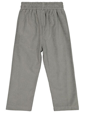 Civil Boys Beli Lastikli Süs Bağcıklı 2-5 Yaş Pantolon - Gri3-4 Yaş