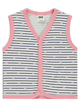 Civil Baby Kız Bebek Yelek 6-18 Ay Pembe