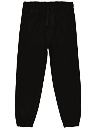 Civil Boys Beli Paçası Lastikli 10-13 Yaş Pantolon - Siyah10-11 Yaş