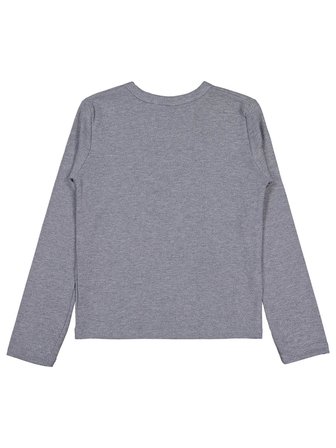 Civil Girls V Yaka 10-13 Yaş Sweatshirt - Gri
