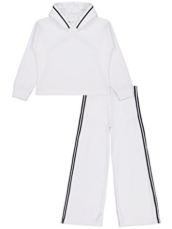 Civil Girls Kapisonlu 10-13 Yaş Eşofman Takımı - Ekru13-14 Yaş