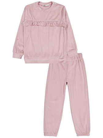 Civil Girls 6-9 Yaş Eşofman Takımı - Pembe 9-10 Yaş