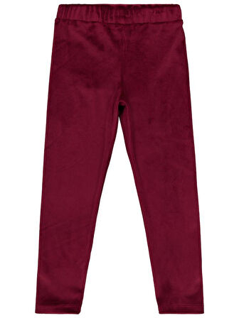 Civil Girls 6-9 Yaş Tayt - Bordo 6-7 Yaş