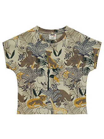 Civil Baby Erkek Bebek Şortlu Takım 6-18 Ay Taş Rengi