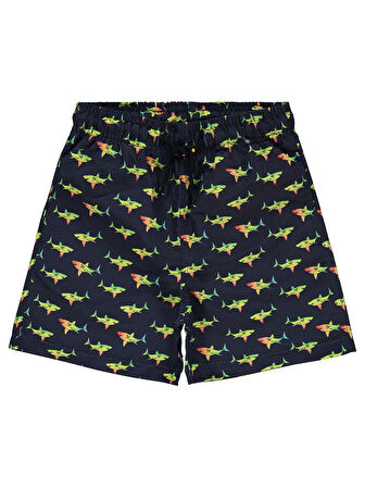 Civil Boys Erkek Çocuk Deniz Şortu 6-9 Yaş Lacivert