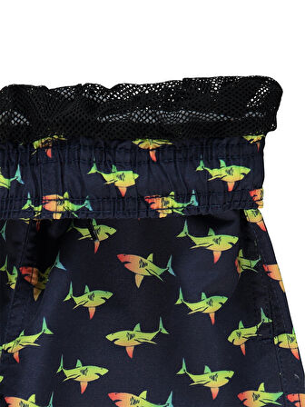 Civil Boys Erkek Çocuk Deniz Şortu 6-9 Yaş Lacivert