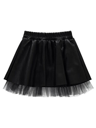 Civil Baby Suni Deri 9-18 Ay Etek - Siyah 9-12 Ay