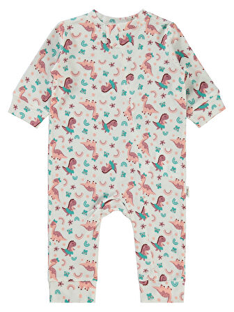 Civil Baby Erkek Bebek Patiksiz Tulum 3-18 Ay Ekru