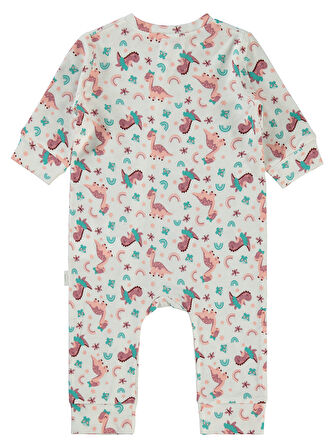 Civil Baby Erkek Bebek Patiksiz Tulum 3-18 Ay Ekru