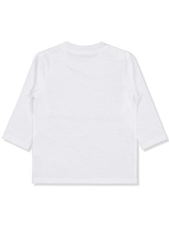 Civil Baby Süs Etiketli 6-18 Ay Sweatshirt - Beyaz 12-18 Ay