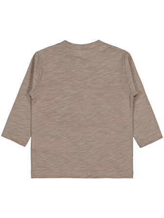 Civil Baby Süs Etiketli 6-18 Ay Sweatshirt - Bej 6-9 Ay