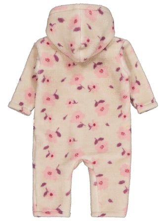 Civil Baby Çiçek Baskılı 6-18 Ay Tulum - Bej