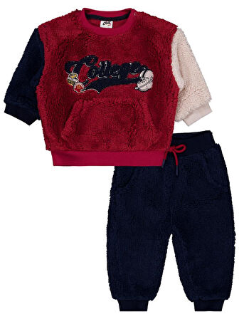 Civil Baby College Nakışlı 6-18 Ay Takım - Lacivert 12-18 Ay