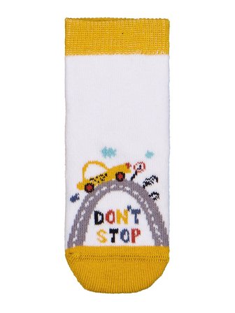 Civil Baby İş Makinesi Havlu 6- 3'lü Bebek Erk Çorap Set - Standart