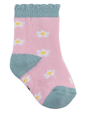 Civil Baby Flower Havlu 6- 2'li Bebek Kız Çorap Set - Standart