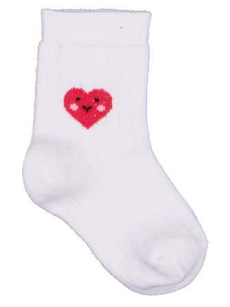 Civil Baby Kalp 3'lü 6- Bebek Kız Çorap Set - Standart