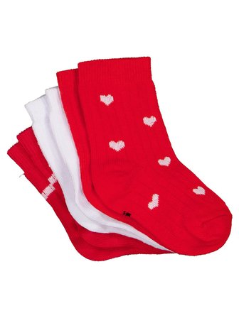 Civil Baby Kalp 3'lü 6-18 Ay Bebek Kız Çorap Set - Standart