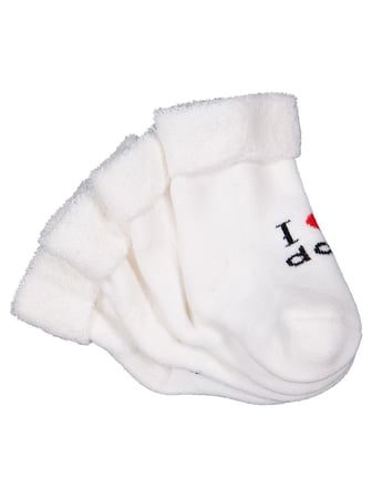 Civil Baby I Dad Kıvrık Havlu 6- 2'li Bebek Kız Çorap Set - Standart