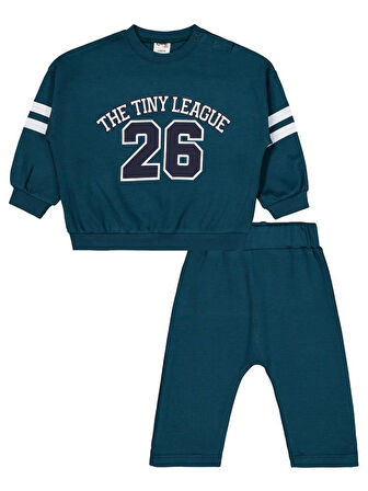 Civil Baby He Tıny League Baskılı 6-18 Ay Takım - Yeşil 6-9 Ay