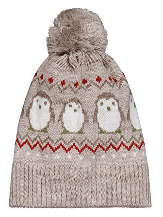 Civil Baby 6-18 Ay Atkı Bere Eldiven Set - Bej Standart