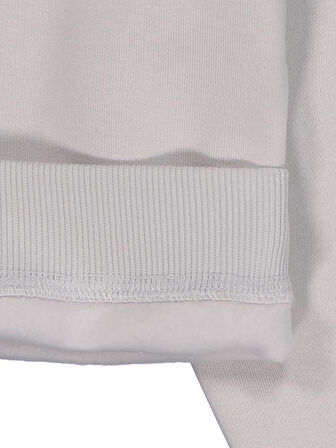 Civil Girls STAR Baskılı 6-9 Yaş Sweatshirt - Gri6-7 Yaş