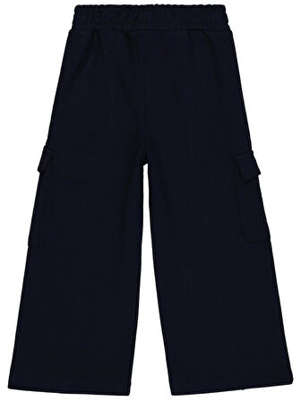 Civil Girls Kargo Cepli 2-5 Yaş Eşofman Altı - Lacivert5-6 Yaş