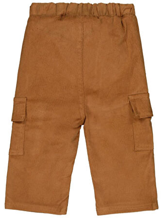 Civil Baby Kargo 6-18 Ay Pantolon - Kahve 9-12 Ay