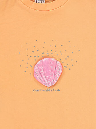 Tuffy Kız Bebek Şortlu Tulum 12-36 Ay Yavruağzı