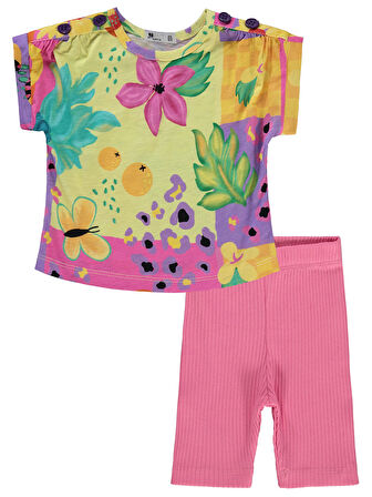 Tuffy Kız Bebek Takım 6-18 Ay Ekru