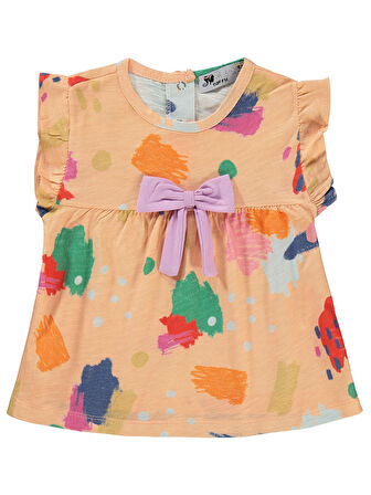 Tuffy Kız Bebek Takım 6-18 Ay Yavruağzı