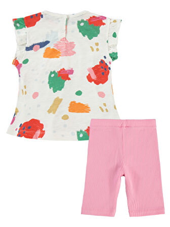 Tuffy Kız Bebek Takım 6-18 Ay Ekru