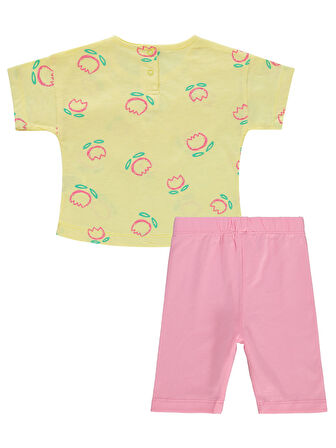 Tuffy Kız Bebek Takım 6-18 Ay Sarı