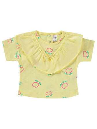 Tuffy Kız Bebek Takım 6-18 Ay Sarı