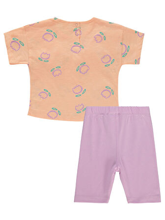 Tuffy Kız Bebek Takım 6-18 Ay Yavruağzı