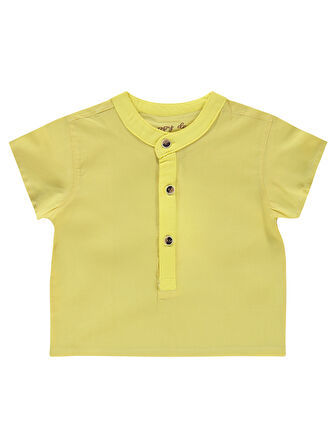 Tuffy Erkek Bebek Şortlu Takım 9-24 Ay Sarı